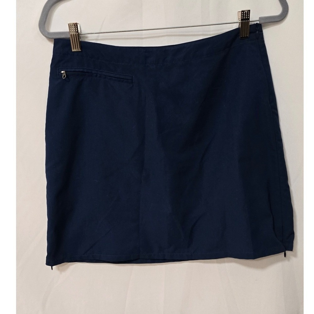 Patagonia Duway women 6 skort blue zipper front pocket Activewear Trail Hiking